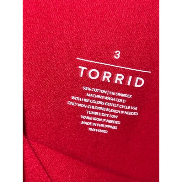 TORRID RED FOXY DOUBLE V BODYSUIT 3X - NWT - Picture 5 of 8